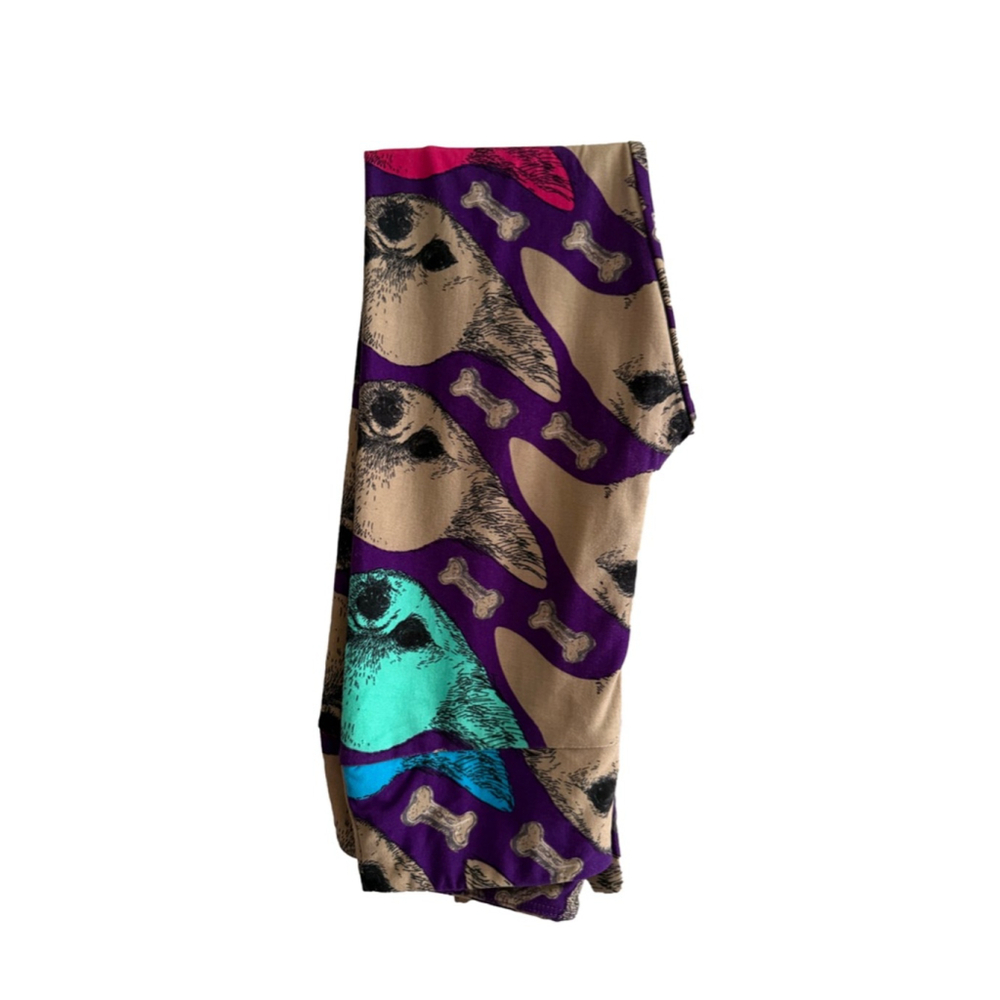 CHihuahua Print Leggings Size OS one size Lularoe